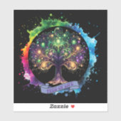 Levensboom v2 sticker (Vel)