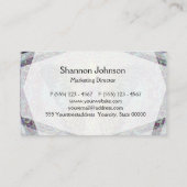 Levensboom van Amelia Carrie Visitekaartje (Achterkant)