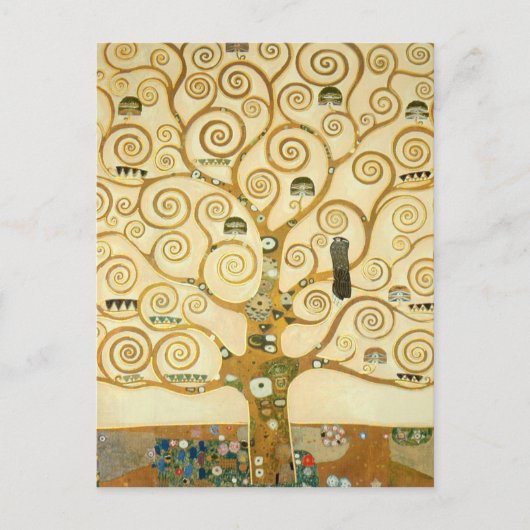 Levensboom van Gustav Klimt Briefkaart (Voorkant)