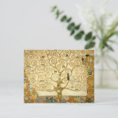 Levensboom van Gustav Klimt Briefkaart (Staand voorkant)
