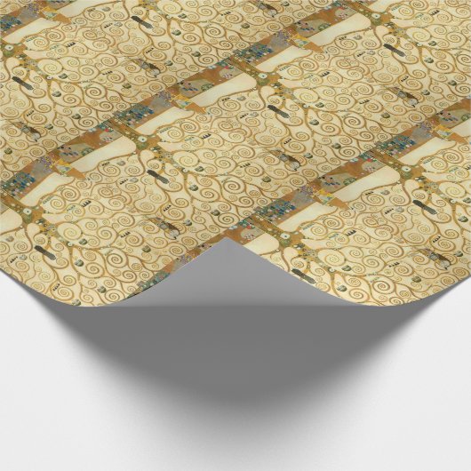 Levensboom van Gustav Klimt Cadeaupapier (Hoek)