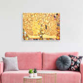 Levensboom van Gustav Klimt Canvas Afdruk (Insitu (Woonkamer))