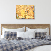 Levensboom van Gustav Klimt Canvas Afdruk (Insitu (Slaapkamer))