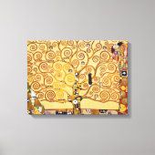 Levensboom van Gustav Klimt Canvas Afdruk (Voorkant)