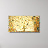 Levensboom van Gustav Klimt Canvas Afdruk (Voorkant)