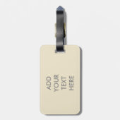 Levensboom van Gustav Klimt Fine Art Bagagelabel (Achterkant verticaal)