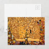 Levensboom van Gustav Klimt Fine Art Briefkaart (Voorkant / Achterkant)