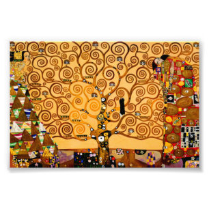 Levensboom van Gustav Klimt Fine Art Foto Afdruk