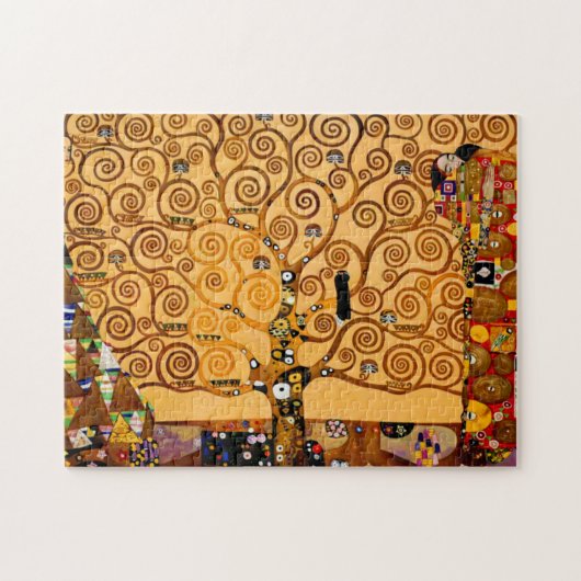 Levensboom van Gustav Klimt Fine Art Legpuzzel (Horizontaal)