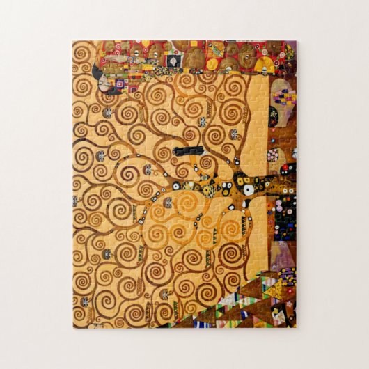 Levensboom van Gustav Klimt Fine Art Legpuzzel (Verticaal)