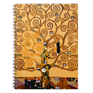 Levensboom van Gustav Klimt Fine Art Notitieboek