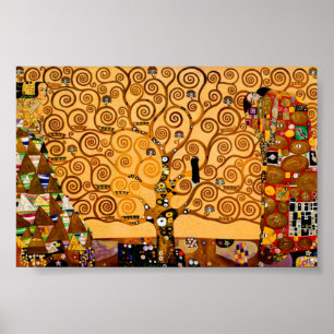 Levensboom van Gustav Klimt Fine Art Poster