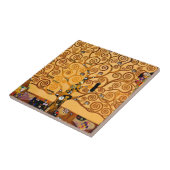 Levensboom van Gustav Klimt Fine Art Tegeltje (Zijkant)