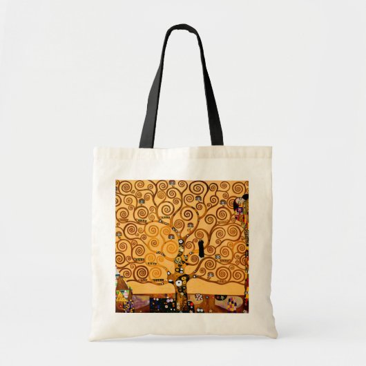 Levensboom van Gustav Klimt Fine Art Tote Bag (Voorkant)