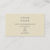 Levensboom van Gustav Klimt Fine Art Visitekaartje (Achterkant)