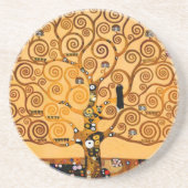 Levensboom van Gustav Klimt Fine Art Zandsteen Onderzetter (Voorkant)