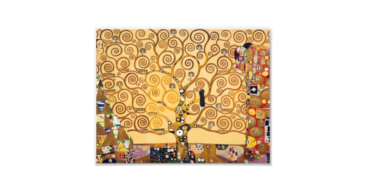 Runa art Tableau Décoration Murale Gustav Klimt - Arbre de Vie 90x30 cm Runa art Tableau Décoration Murale Gustav Klimt - Arbre de Vie 90x30 cm