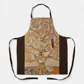 Levensboom van Gustav Klimt, gestileerde jugendsti Schort (Voorkant)