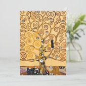 Levensboom van Gustav Klimt Kaart (Staand voorkant)