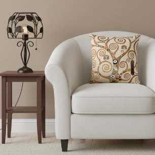 Levensboom van Gustav Klimt Kussen