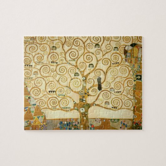 Levensboom van Gustav Klimt Legpuzzel (Horizontaal)