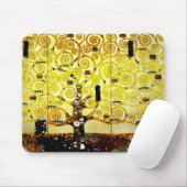 Levensboom van Gustav Klimt Mousepad versie 2 Muismat (Met muis)