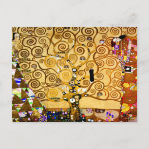 Levensboom van Gustav Klimt Nouveau Briefkaart