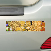 Levensboom van Gustav Klimt Nouveau Bumpersticker (Op auto)