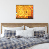 Levensboom van Gustav Klimt Nouveau Canvas Afdruk (Insitu (Slaapkamer))