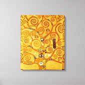 Levensboom van Gustav Klimt Nouveau Canvas Afdruk (Voorkant)