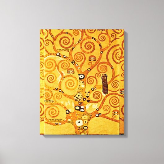 Levensboom van Gustav Klimt Nouveau Canvas Afdruk (Voorkant)