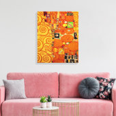 Levensboom van Gustav Klimt Nouveau Canvas Afdruk (Insitu (Woonkamer))