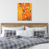 Levensboom van Gustav Klimt Nouveau Canvas Afdruk (Insitu (Slaapkamer))