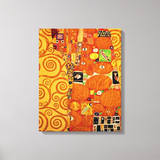 Levensboom van Gustav Klimt Nouveau Canvas Afdruk (Voorkant)
