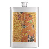 Levensboom van Gustav Klimt Nouveau Heupfles (Voorkant)