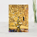 Levensboom van Gustav Klimt Nouveau Kaart<br><div class="desc">The Tree of Life (1909) is een schilderij van Gustav Klimt. Bekend om het schilderen met puur goud,  zijn kunst is levendig en leuk. The Tree of Life is een klassiek art nouveau schilderij.</div>