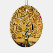 Levensboom van Gustav Klimt Nouveau Keramisch Ornament (Rechts)