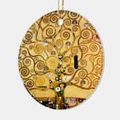 Levensboom van Gustav Klimt Nouveau Keramisch Ornament (Links)