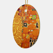 Levensboom van Gustav Klimt Nouveau Keramisch Ornament (Links)