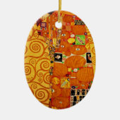 Levensboom van Gustav Klimt Nouveau Keramisch Ornament (Voorkant)