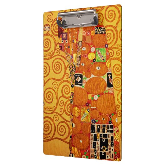 Levensboom van Gustav Klimt Nouveau Klembord (Links)