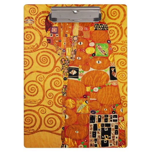 Levensboom van Gustav Klimt Nouveau Klembord (Voorkant)