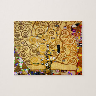 Levensboom van Gustav Klimt Nouveau Legpuzzel