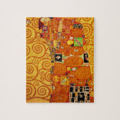 Levensboom van Gustav Klimt Nouveau Legpuzzel (Verticaal)