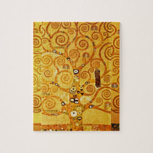 Levensboom van Gustav Klimt Nouveau Legpuzzel