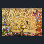 Levensboom van Gustav Klimt Nouveau Placemat<br><div class="desc">The Tree of Life (1909) is een schilderij van Gustav Klimt. Bekend om het schilderen met puur goud,  zijn kunst is levendig en leuk. The Tree of Life is een klassiek art nouveau schilderij.</div>