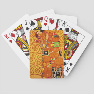 Levensboom van Gustav Klimt Nouveau Pokerkaarten