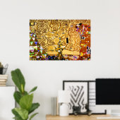 Levensboom van Gustav Klimt Nouveau Poster (Thuiskantoor)
