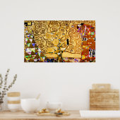 Levensboom van Gustav Klimt Nouveau Poster (Keuken)