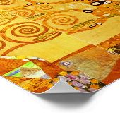 Levensboom van Gustav Klimt Nouveau Poster (Hoek)